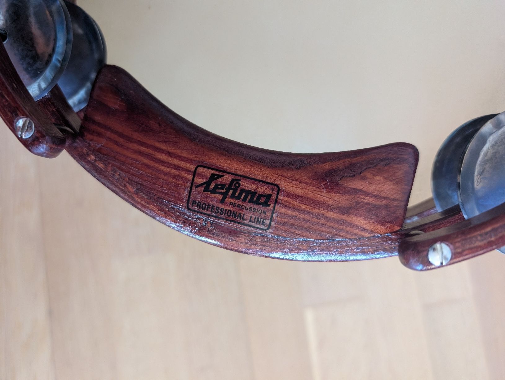 Strumenti musicali: Lefima Schellentambourin 10" 2-reihig – Usato da Luzern venduto da GelberDoppelmeter 2