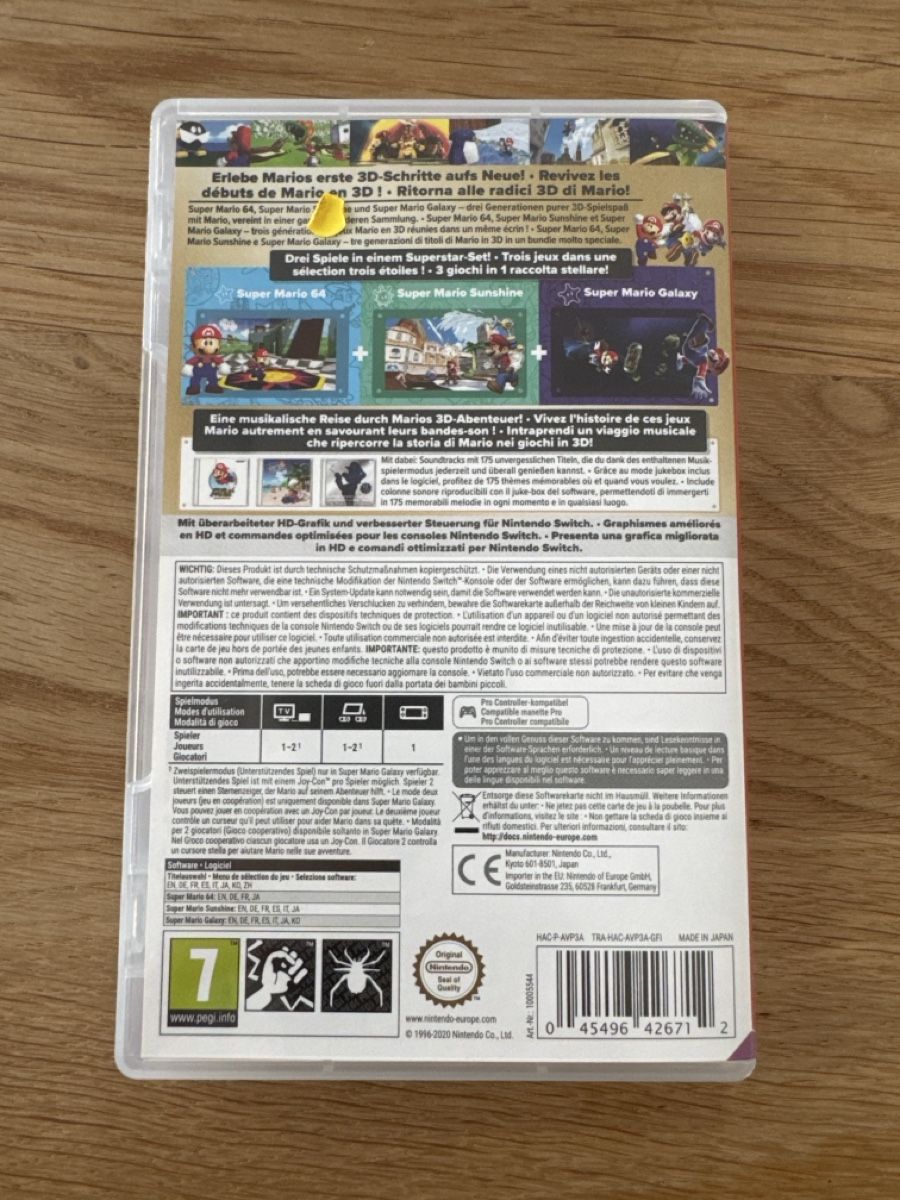 Giochi: Super Mario 3D All Stars Switch – Usato da Ichertswil venduto da EldenLord 2