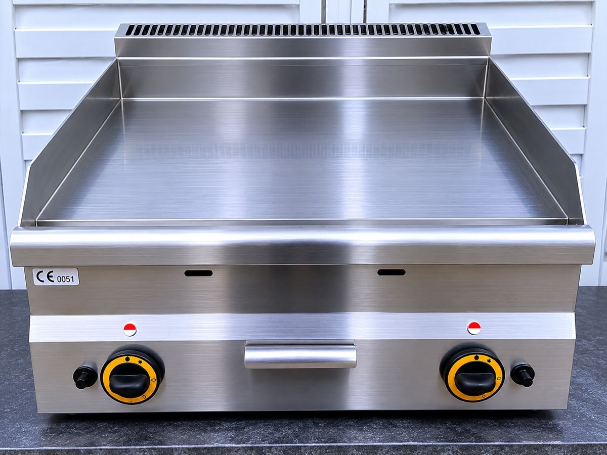 Griglie: Gas-Grillplatte Edelstahlpropan  – Nuovo (secondo la descrizione) da Reinach AG venduto da ASAHITAJ98