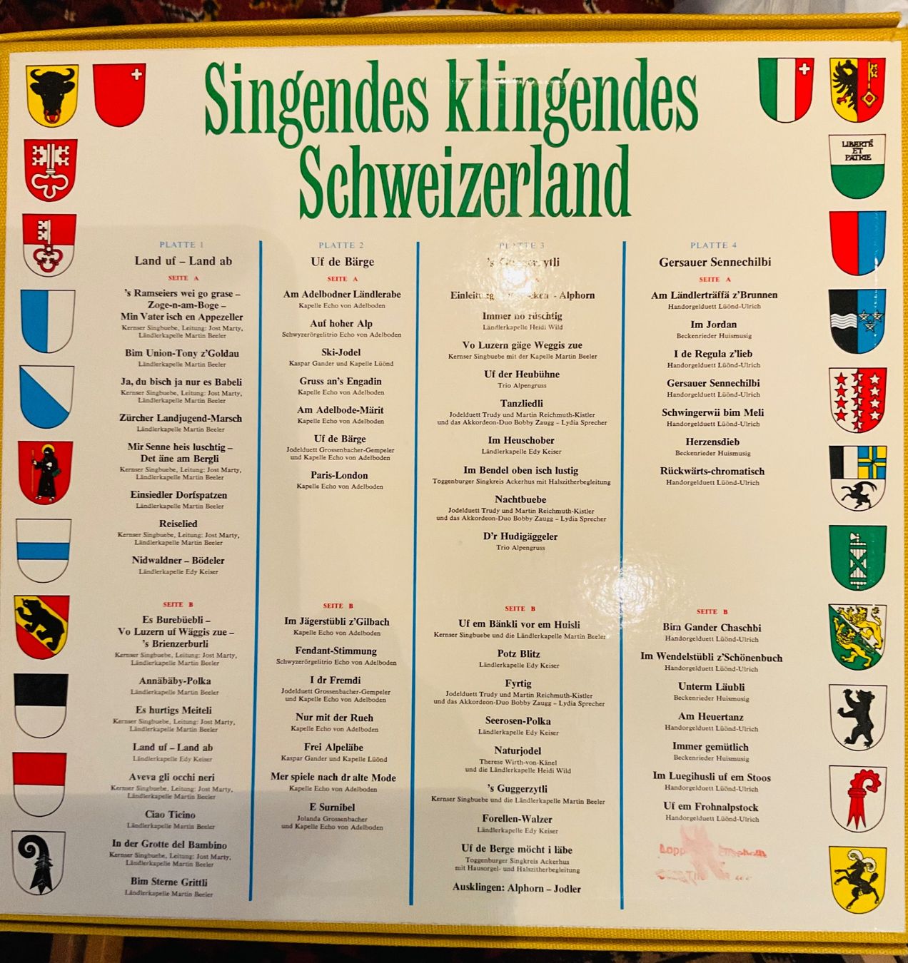 Dischi in vinile: Schweizer Volksmusik 4 Schallplatten – Nuovo (secondo la descrizione) da Herisau venduto da eri_2tb5 1