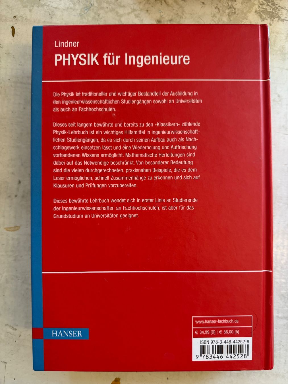 Libri: Physik für Ingenieure – Usato da Dietikon venduto da Buchantiqdietikon 4