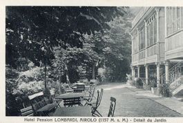 Airolo - Hotel Lombardi - Détail du Jardin