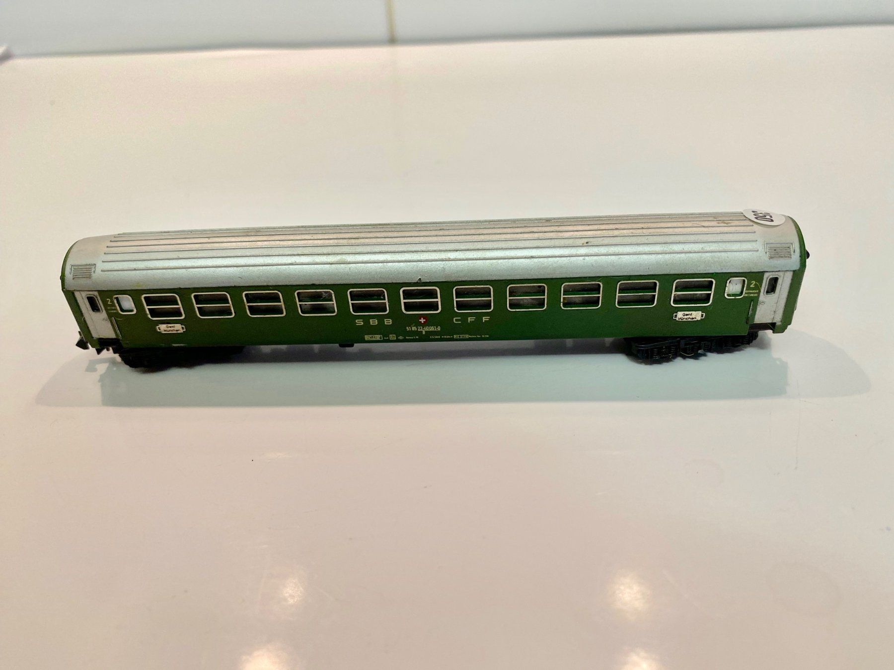 Trix Modellini di ferrovie: SBB Waggon Spur N Trix 350 – Usato da Kerzers venduto da tisyayasuBE 1