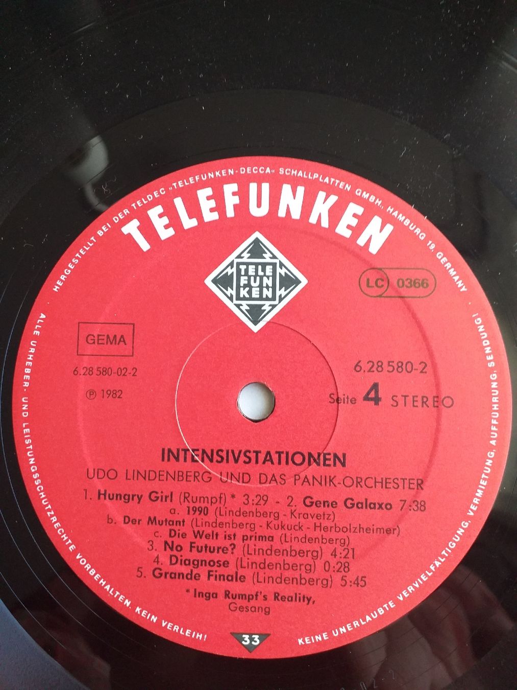 Dischi in vinile: Udo Lindenberg "Intensivstationen" – Usato da Zürich venduto da markus234 9