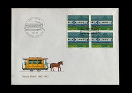 100 Jahre Tram Zürich Rösslitram StStZ VBZ Jubiläum Kuvert