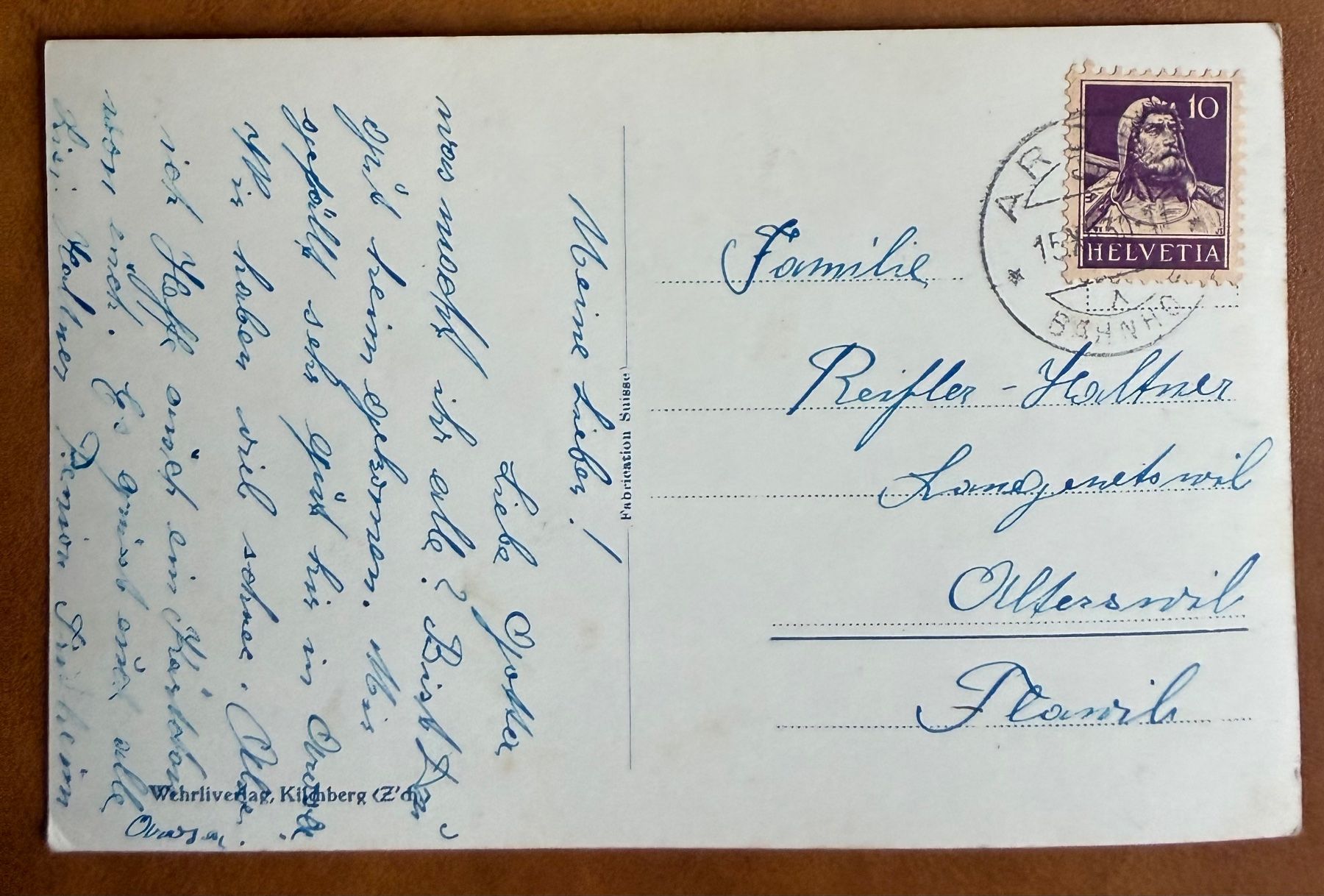 Cartoline postali: Arosa - Waldsanatorium 1930 – Usato da Lutry venduto da Ediego 1