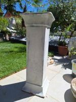 Säule weiss Garten Dekoration gebraucht