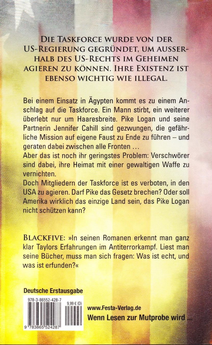 Libri: Brad Taylor - Todeszone USA – Usato da Spiez venduto da Crazyduck 1