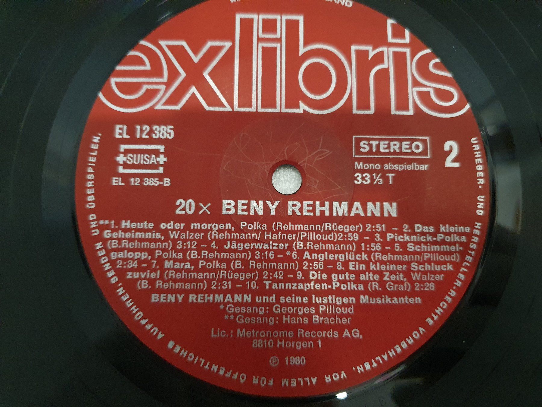 Dischi in vinile: 20 X Beny Rehmann – Usato da Uster venduto da Vinyl-Leidenschaft 5