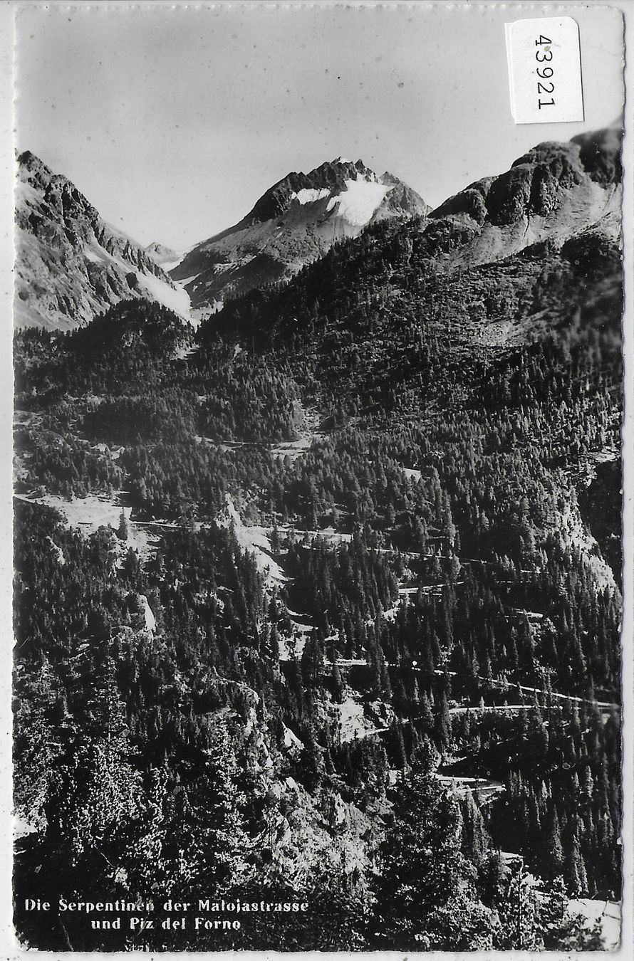 Cartes postales: Die Serpentinen der Malojastrasse – D'occasion à Ettingen par Kartenplanet
