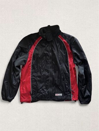 Sportjacke TCM Active Sports schwarz rot Grösse M