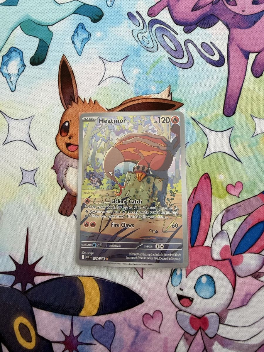 Pokémon Carte collezionabili: Pokemon Heatmor 104/086 WHT – Usato da Grindelwald venduto da TSG-G-Town