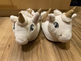 H&M Einhorn Hausschuhe Grösse 30/31