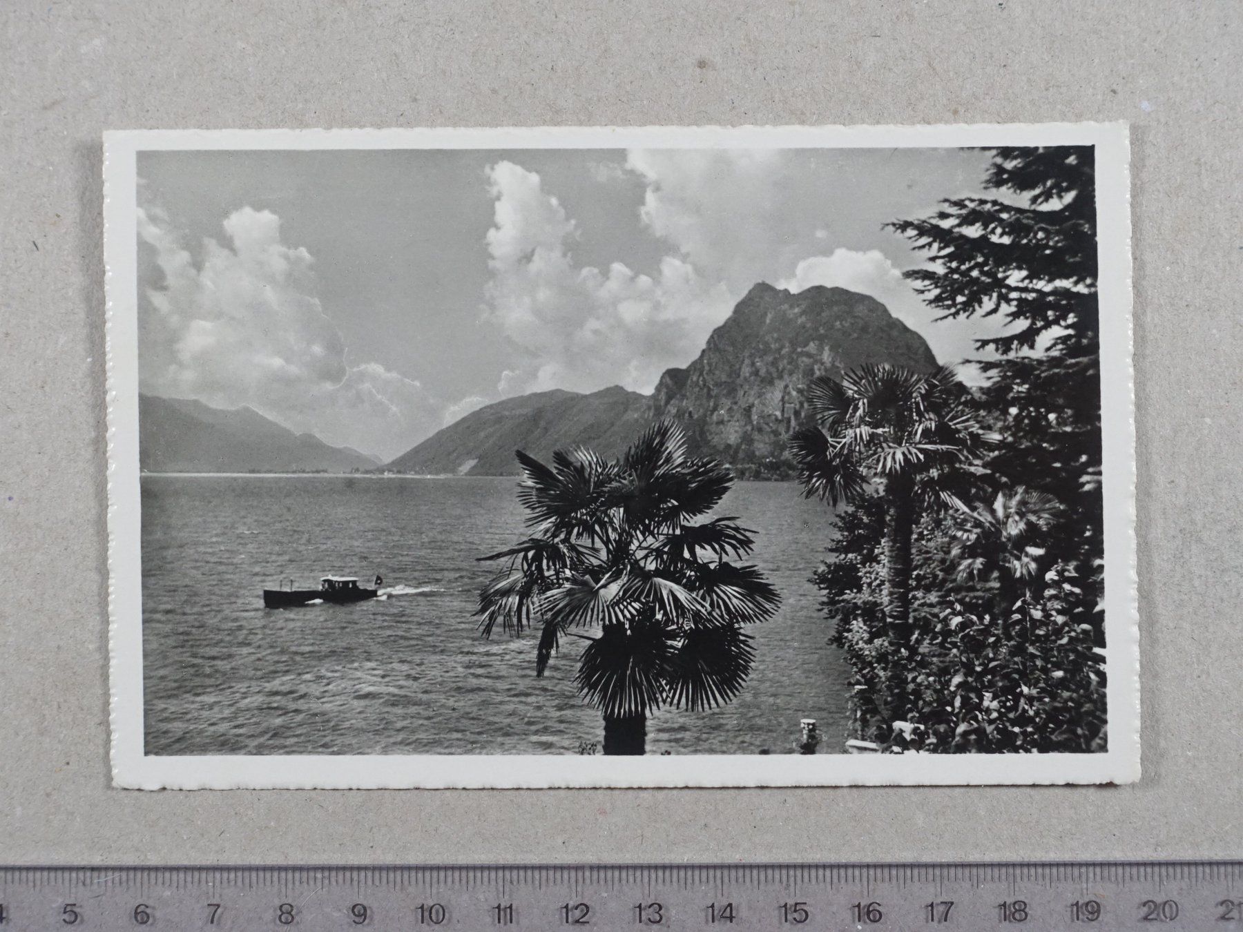 Ansichtskarten: Lago di Lugano, 1950 – Gebraucht aus Lenzburg von fh1