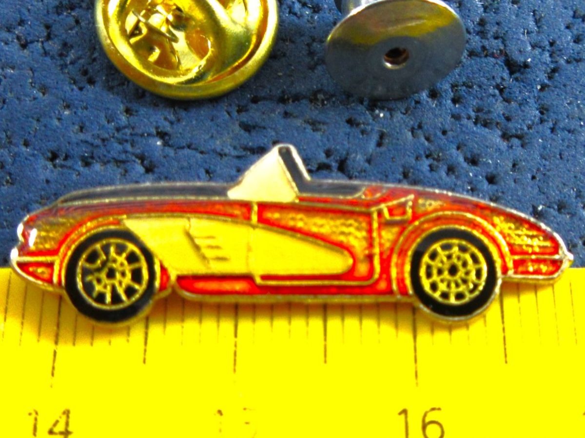 Chevrolet Placchette & Badge: CORVETTE C4 CABRIO AUTO PIN GLASIERT MIT SECURITY-CLIP – Usato da Ettingen venduto da Hausi4711 1