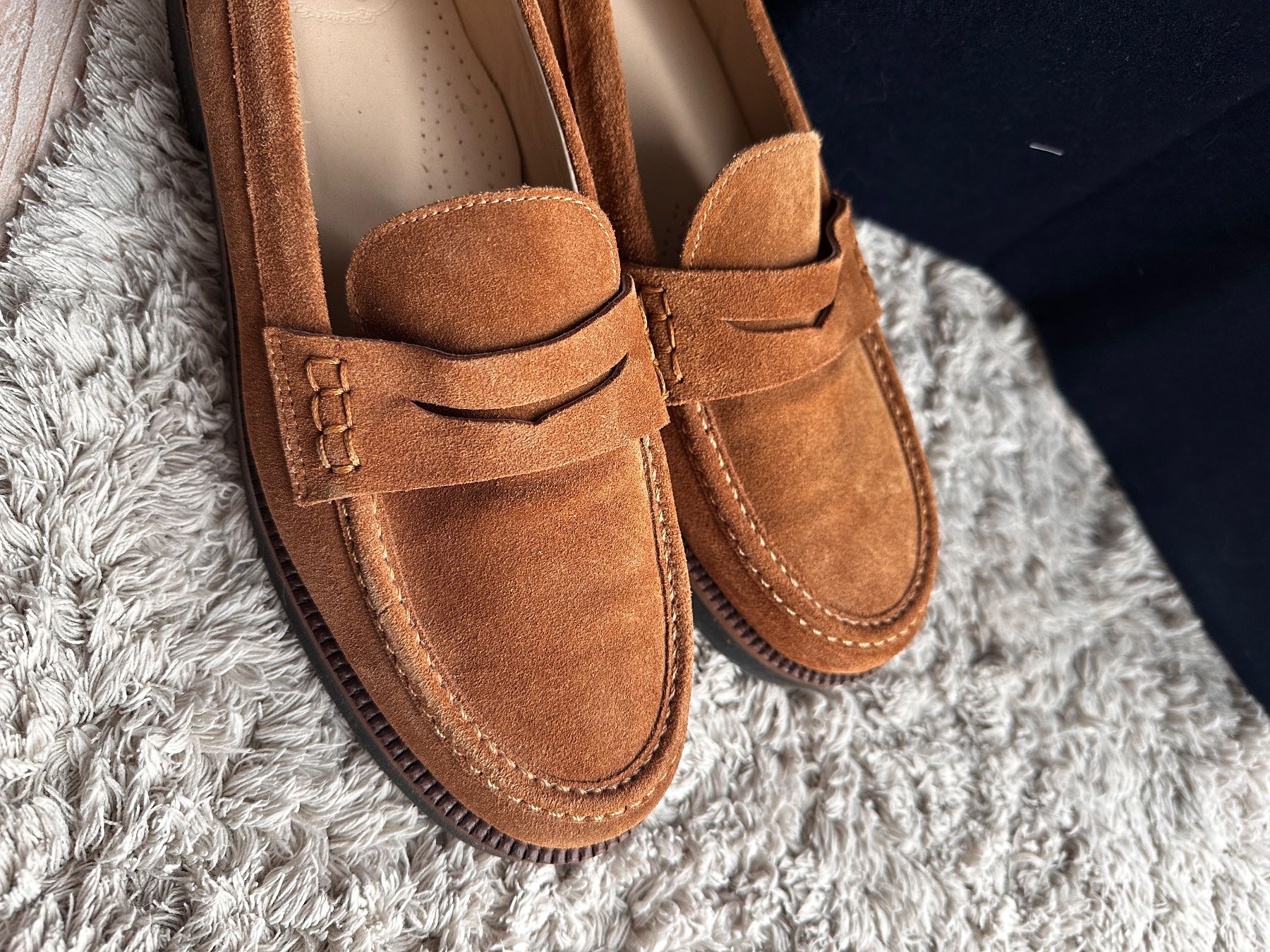 Scarpe da donna: Braune Wildleder Loafer - Day - Gr. 39 – Usato da Wauwil venduto da est_r5td 1