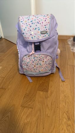 Funki Kinderrucksack Lila mit Sternen - Top Zustand