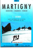 Skitourenkarte 1:50'000 282 S Martigny