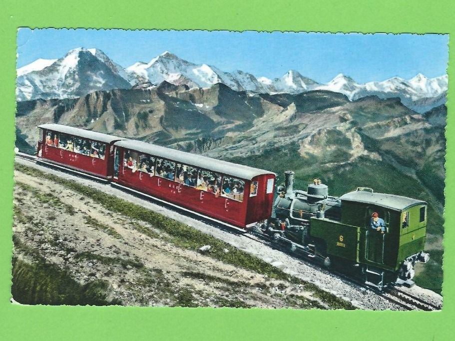 Cartoline postali: Brienzer Rothorn, Eiger, Mönch, Jungfrau – Usato da Zürich venduto da t24_de