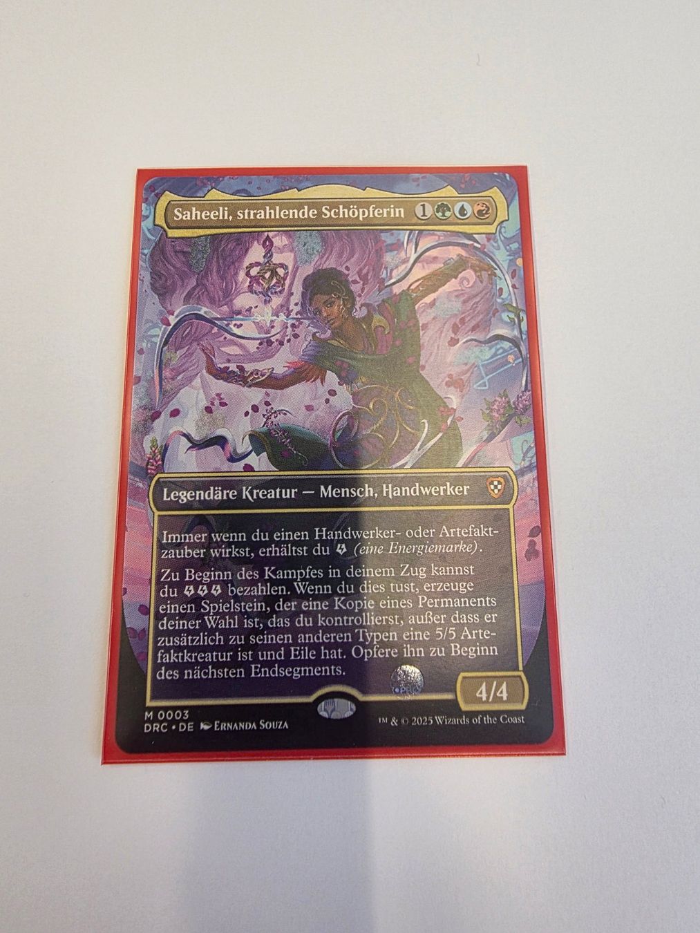 Magic The Gathering Cartes à collectionner: MTG -Commander: Ätherdrift (DRC)- Karte: Saheeli – Neuf (Voir description) à Mörigen par Gadgeteer 2