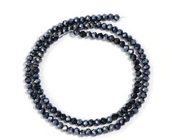 Hämatit facettiert 4mm. Strang