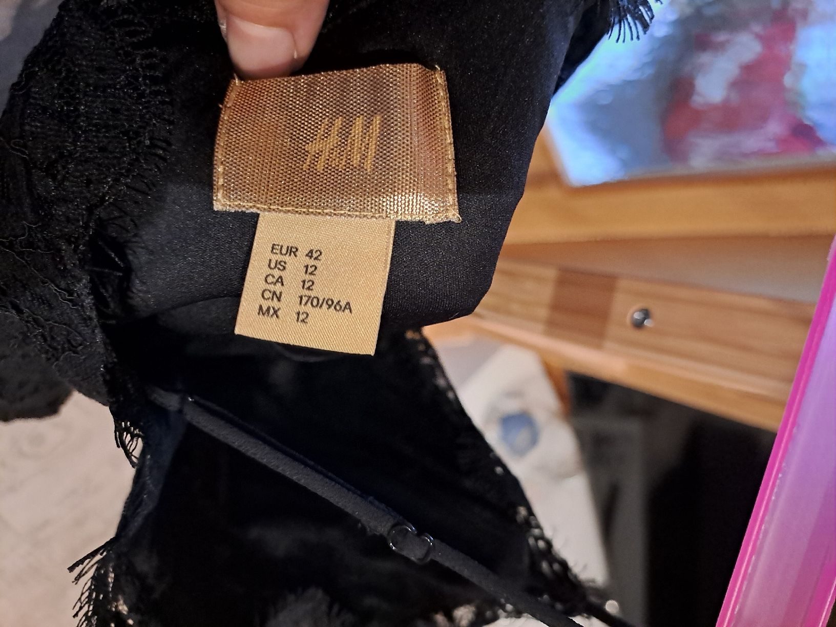 H&M Kleider: H&M Kleid schwarze Spitze Grösse 42 – Neu (gemäss Beschreibung) aus Rickenbach LU von bishiida 3