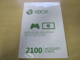 Microsoft Xbox Live 2100 Points - Neuware Xbox 360 Points