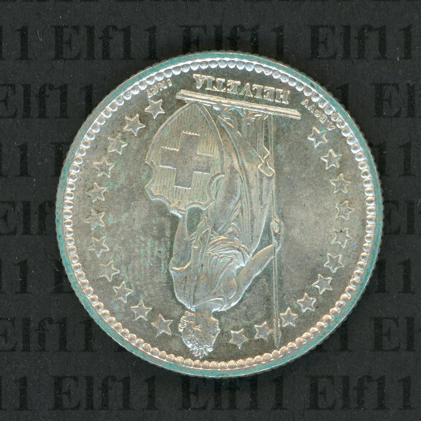 Tutti le monete: CHF___2.00 1953 -unz 2 Franken – Usato da Widnau venduto da Elf11 1