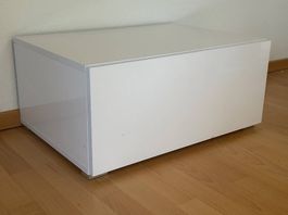 Lowboard, TV Board, Weiss Hochglanz, 70x50x32cm