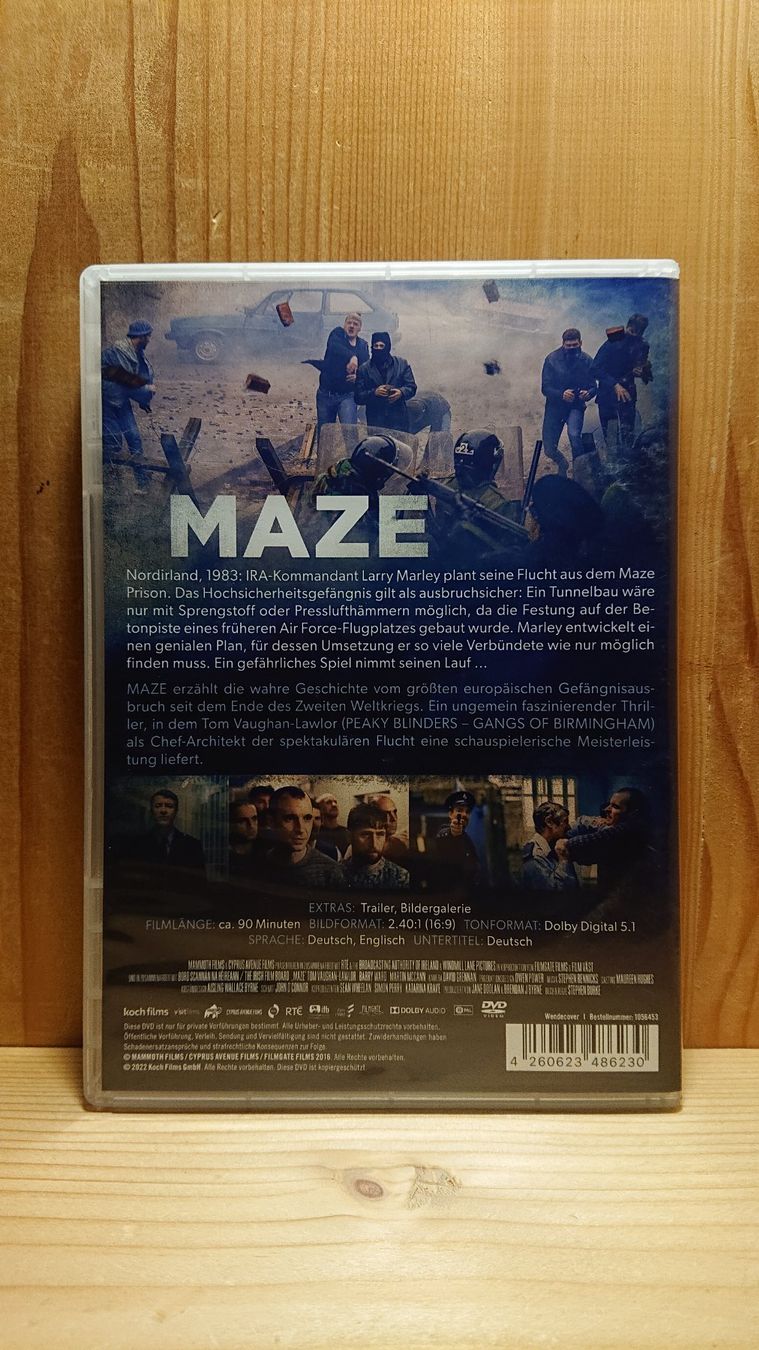 Tutti i DVDs: MAZE ein Genialer Ausbruch DVD – Usato da Wilderswil venduto da Exebub 1