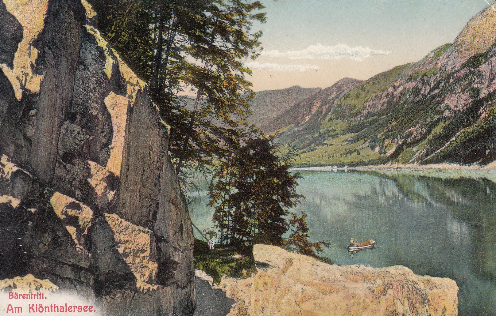 Cartoline postali: Klönthal Bärentritt 1916 – Usato da Bürglen TG venduto da StampGraf