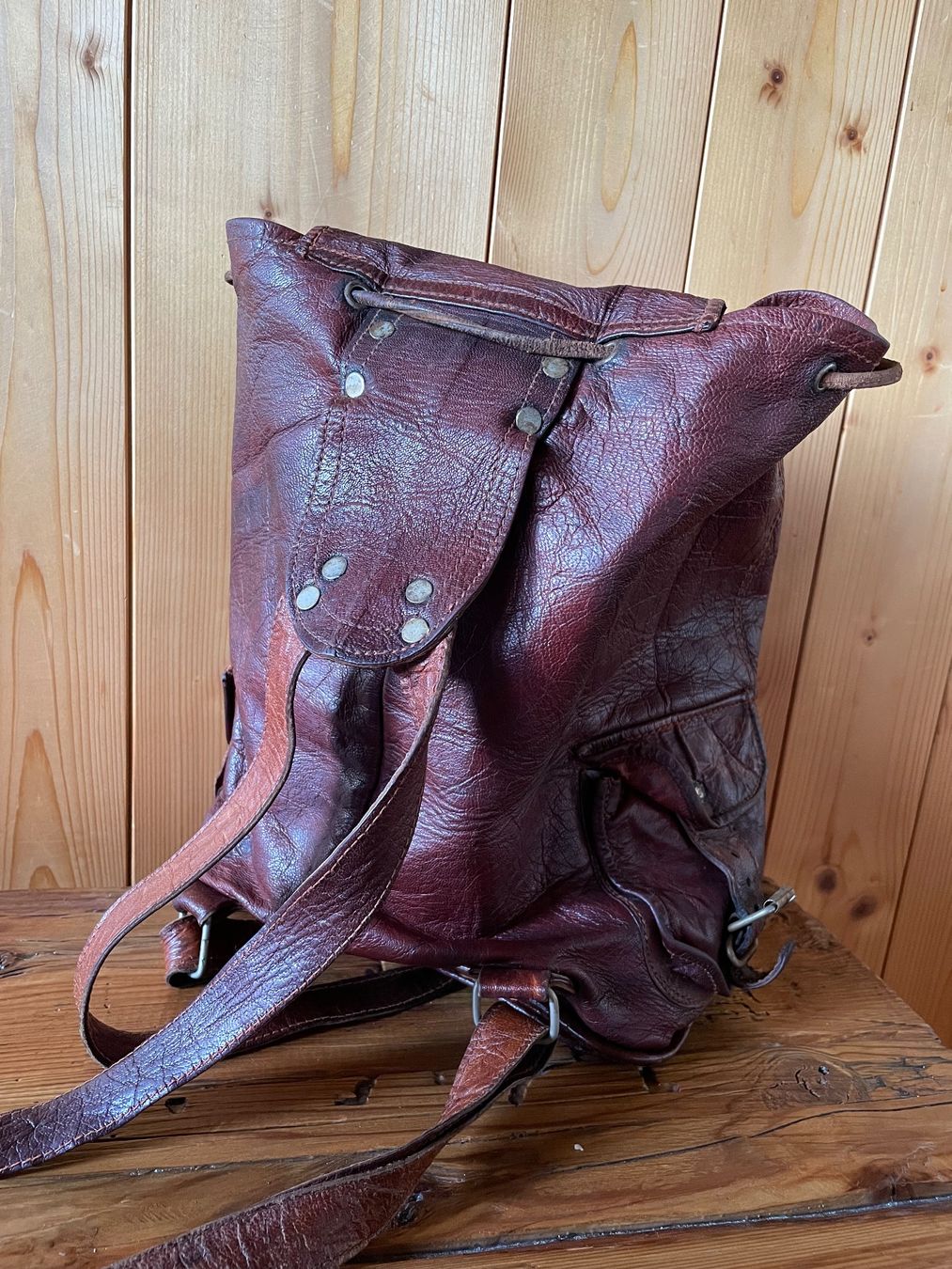 Zaini: GUSTI LEDER Rucksack aus Ziegenleder – Usato da St. Peterzell venduto da andrea2012 2