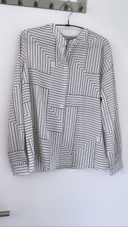 Bluse Vero Moda, schwarz-weiss, Gr. M
