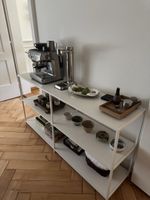 Weisses Regal Lowboard Sideboard offen 