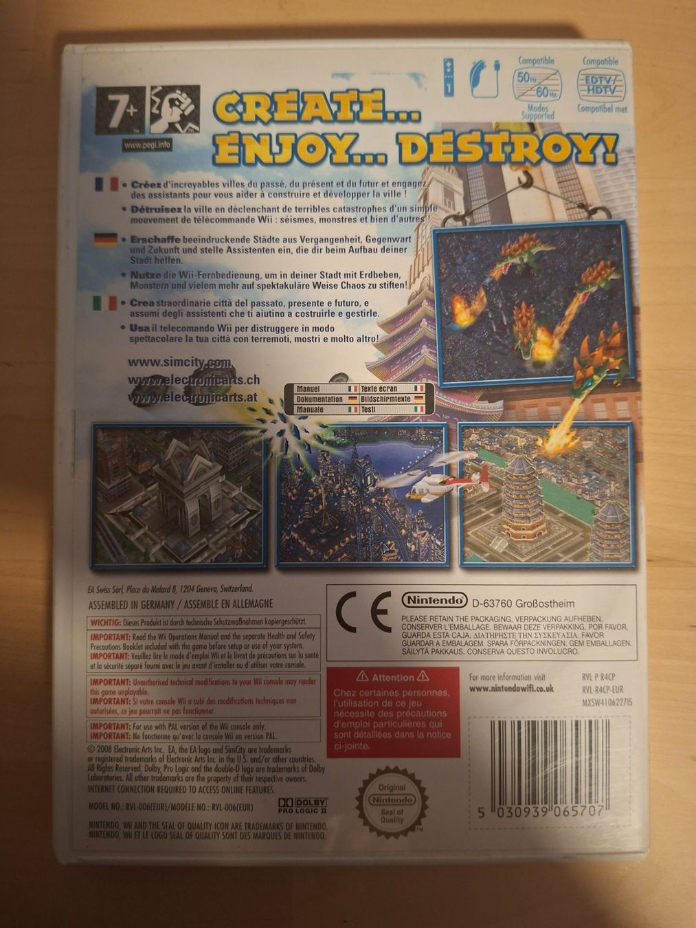 Nintendo Jeux: SIM City Creator Nintendo Wii, usagé – D'occasion à Genève par VintagePal 1