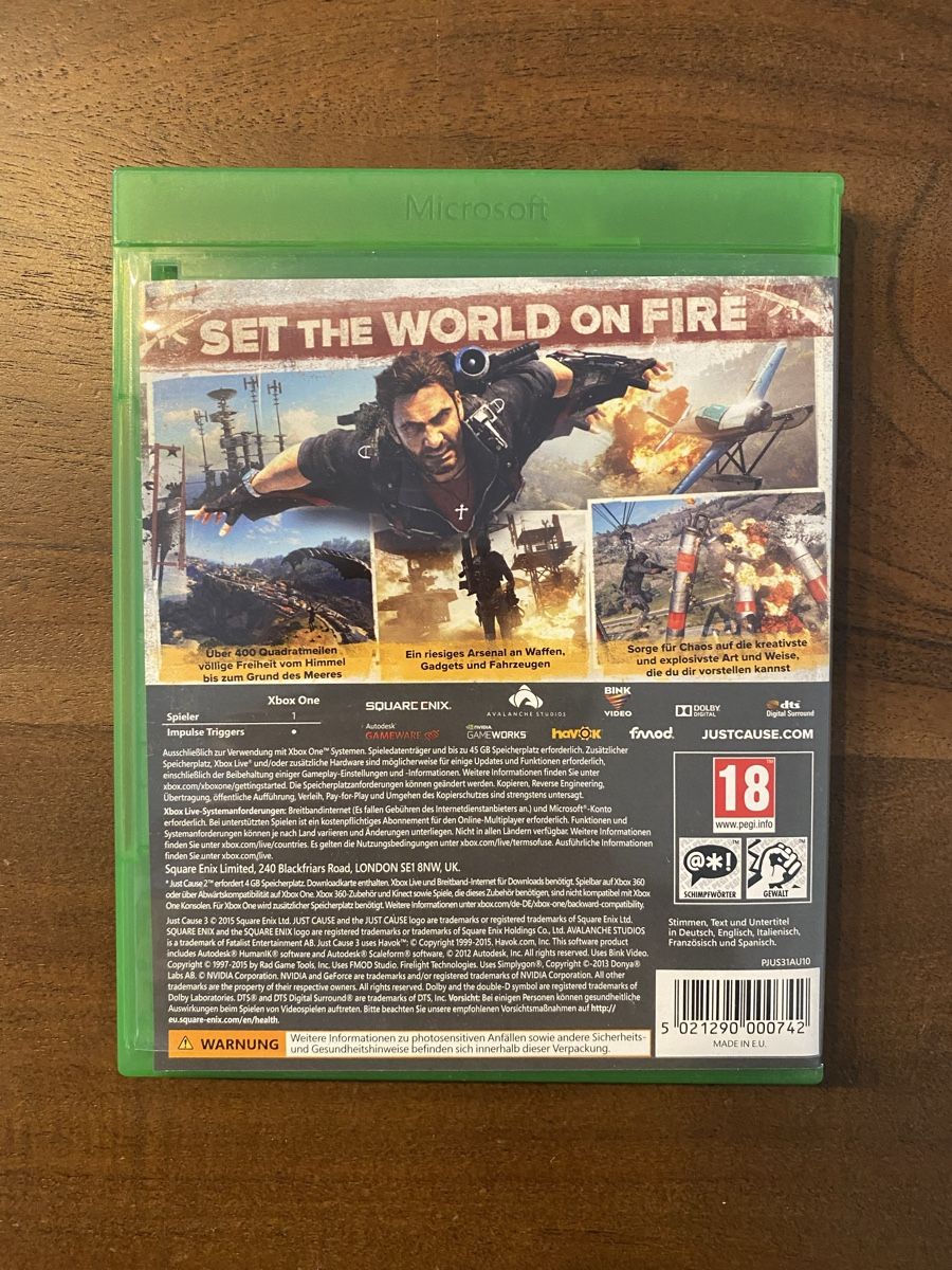 Microsoft Giochi: Just Cause 3 für Xbox One – Usato da Thunstetten venduto da Virus_33 2