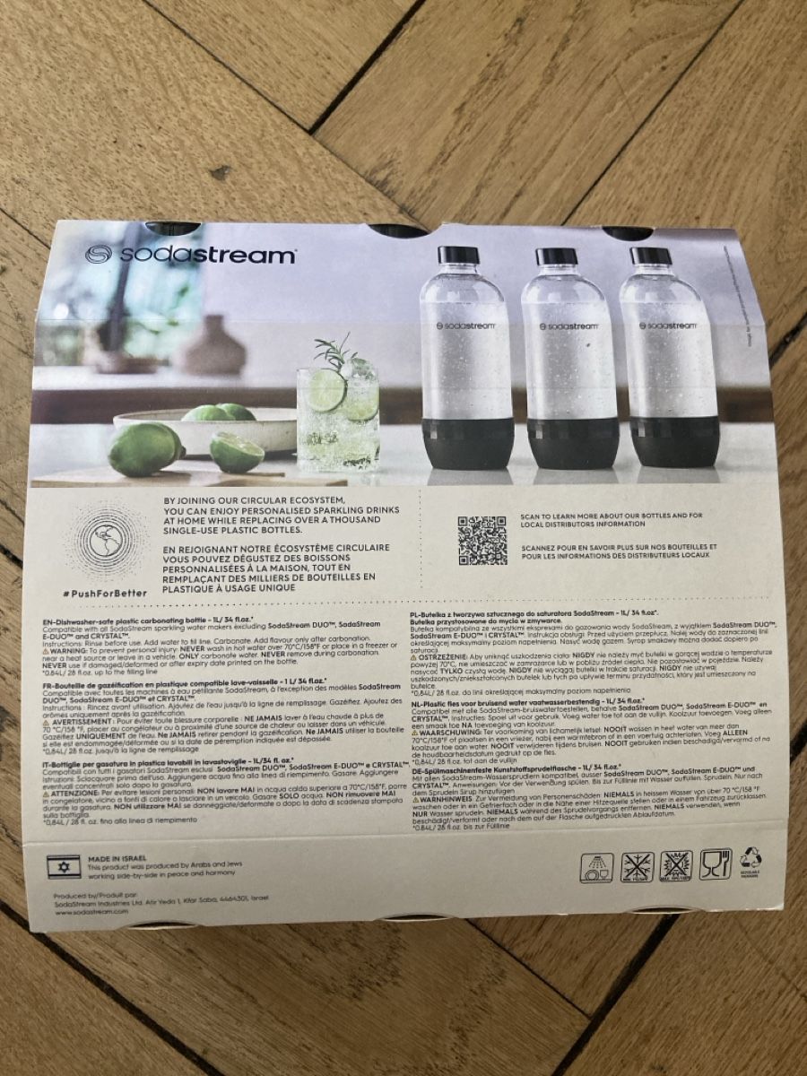 Sodastream Autres articles pour la maison: 3 fabrikneue 1l Sodastream Flaschen – Neuf avec emballage d'origine à Zürich par selectionboutique 2