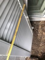 Aluminium Fenster Läden 2Stk.   Weiss
