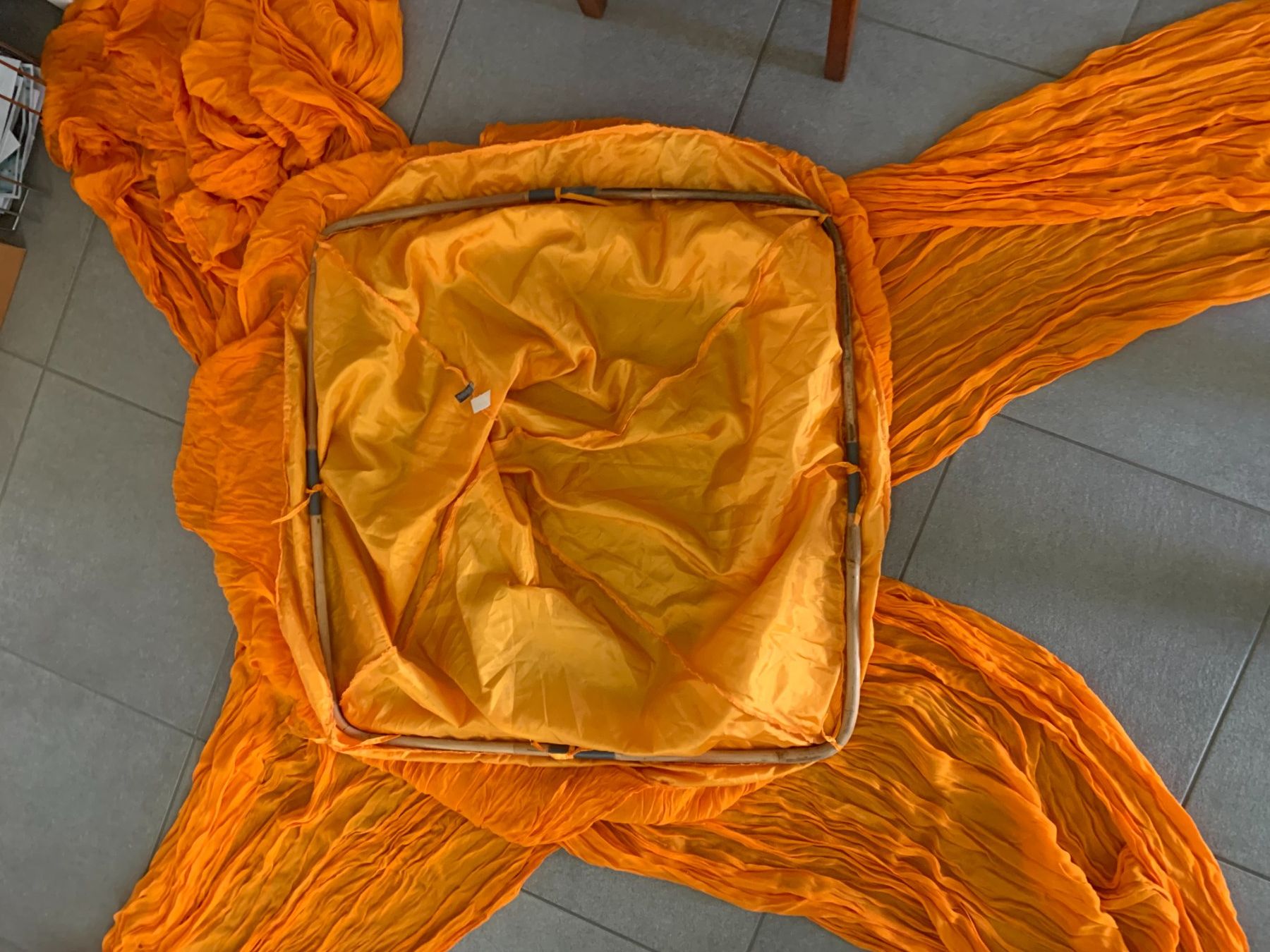 Alri letti & mobili per bambini: Baldachin Orange aus 100% Baumwolle – Usato da Embrach venduto da sale4you 3