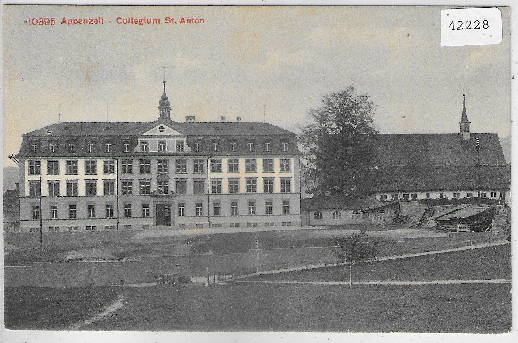 Cartoline postali: Appenzell - Collegium St. Anton – Usato da Ettingen venduto da Kartenplanet