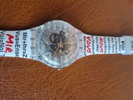 Neue swatch Uhr Spezialausgabe