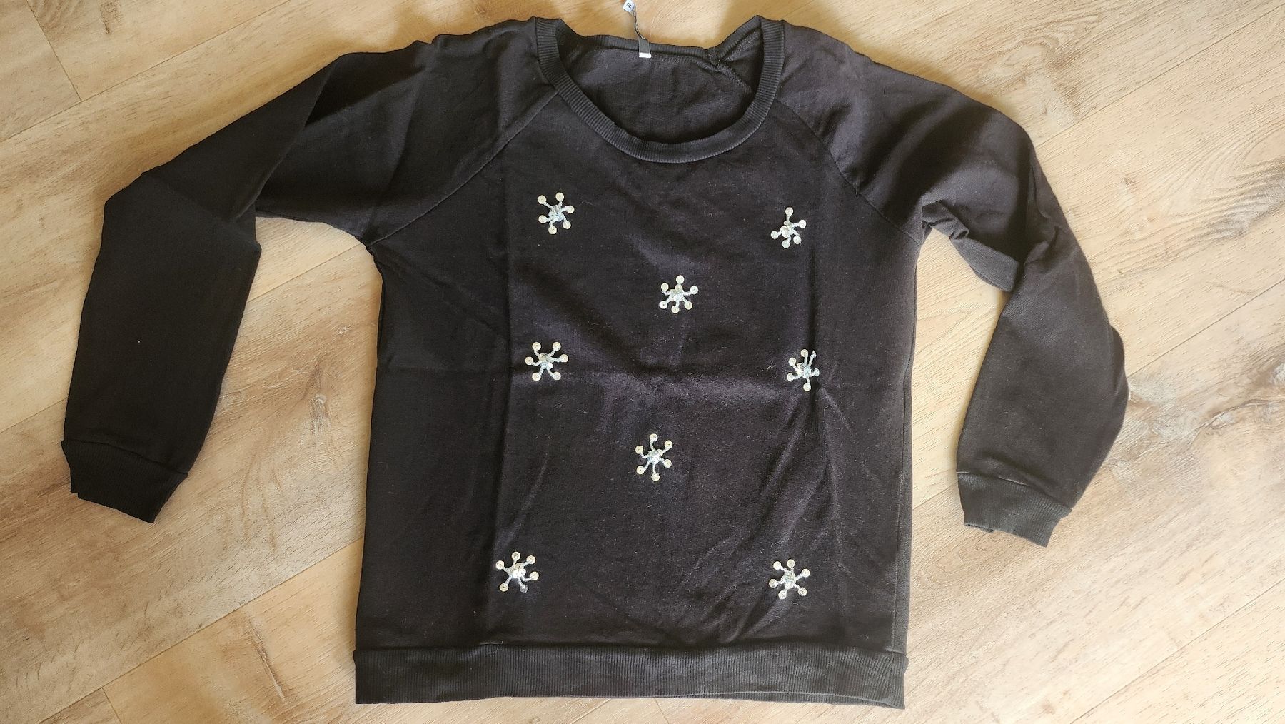 Maglioni & Felpe: Pull noir étoiles perles by Chicorée, taille M, NEUF – Nuovo (secondo la descrizione) da Agiez venduto da chouchanelle 4