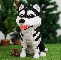 Husky : Puzzle-Baustein-Ornament-Heimdekor 22x28cm