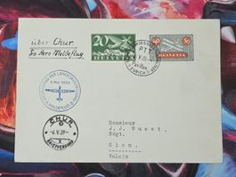 CL31 Enveloppe + Timbre Suisse 1939