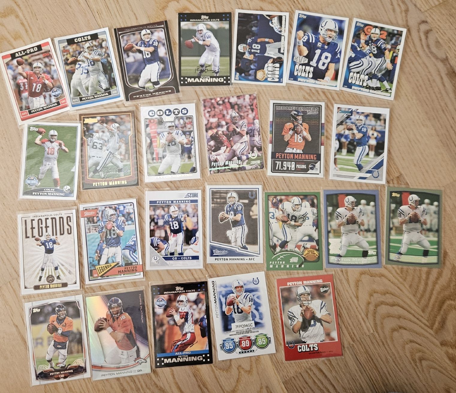 Carte collezionabili: Peyton Manning Sammlung / 89 Cards ab 1999 /Quarterback – Usato da Oberdorf BL venduto da BaldenEagle 1