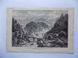 Amsteg und das Viadukt der St. Gotthardbahn Nieriker