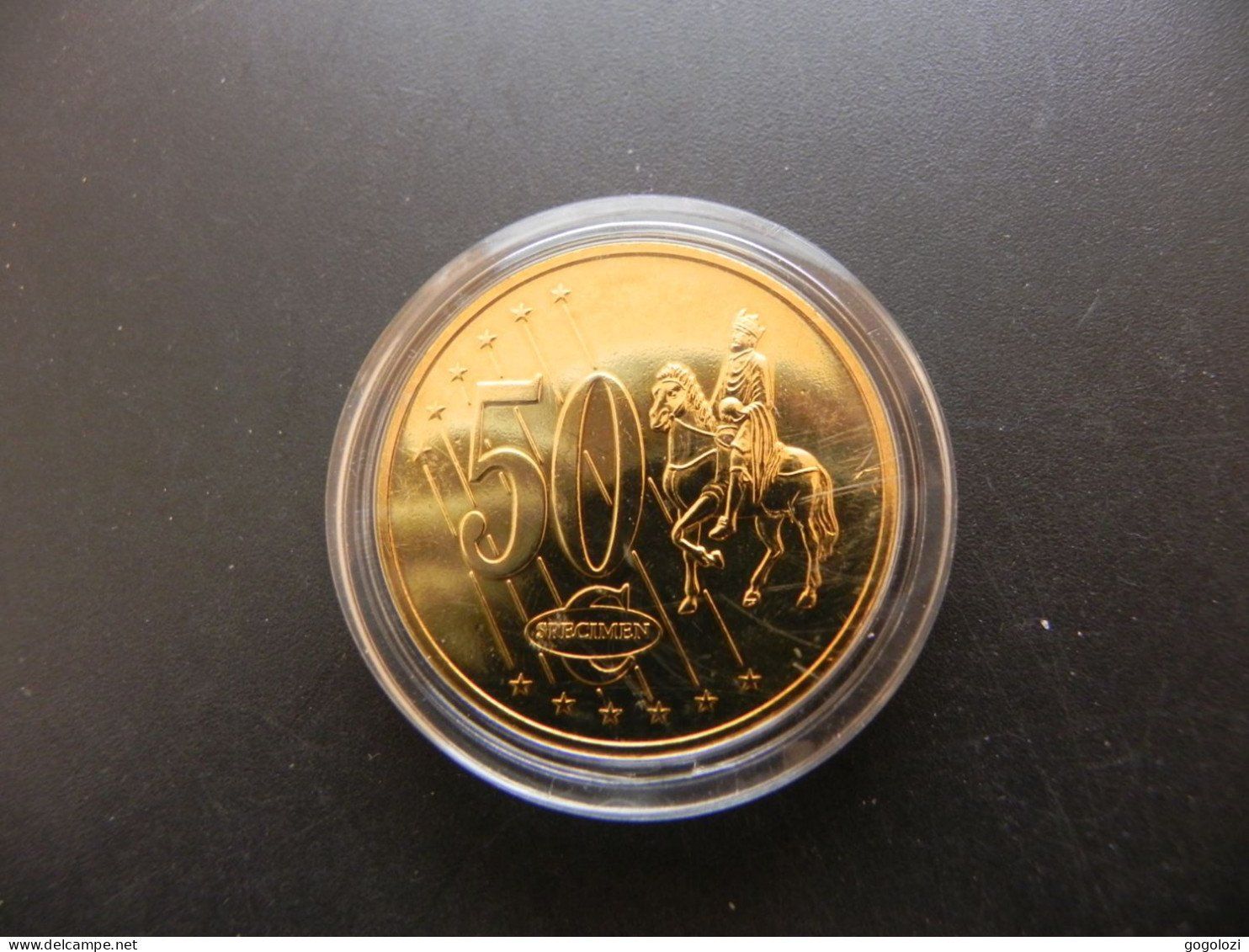 Medaglie: Medaille Probe Monaco 50 Cents 2005 – Usato da Biel/Bienne venduto da Gogolozi 1