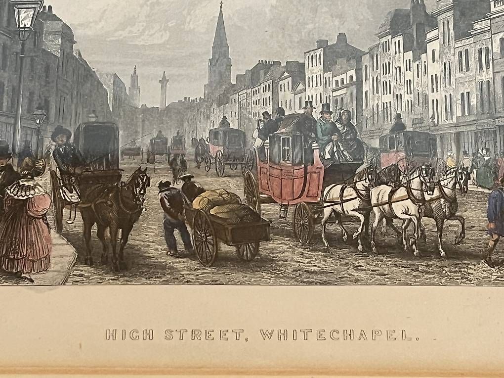 Incisioni: Deux anciennes gravures de Londres  – Usato da Enges venduto da Guarajuba01