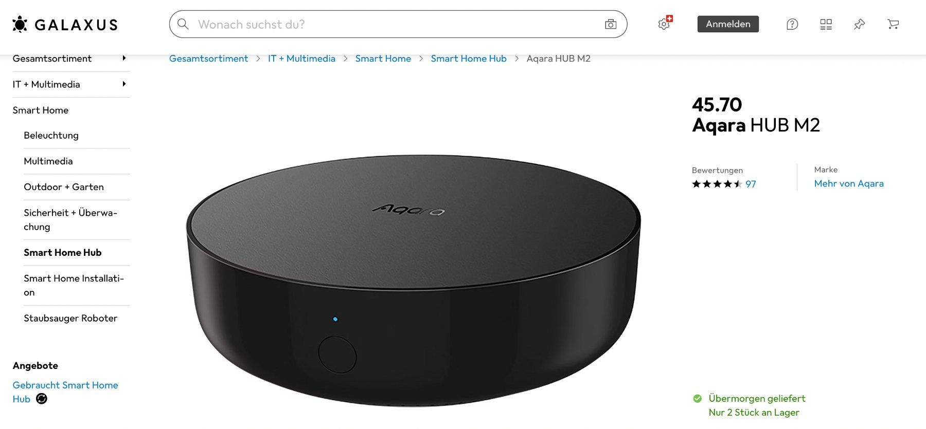 Hub & Switch: Auqra Smart Home Hub M2 – Nuovo (secondo la descrizione) da Zürich venduto da avd_zn7h 1