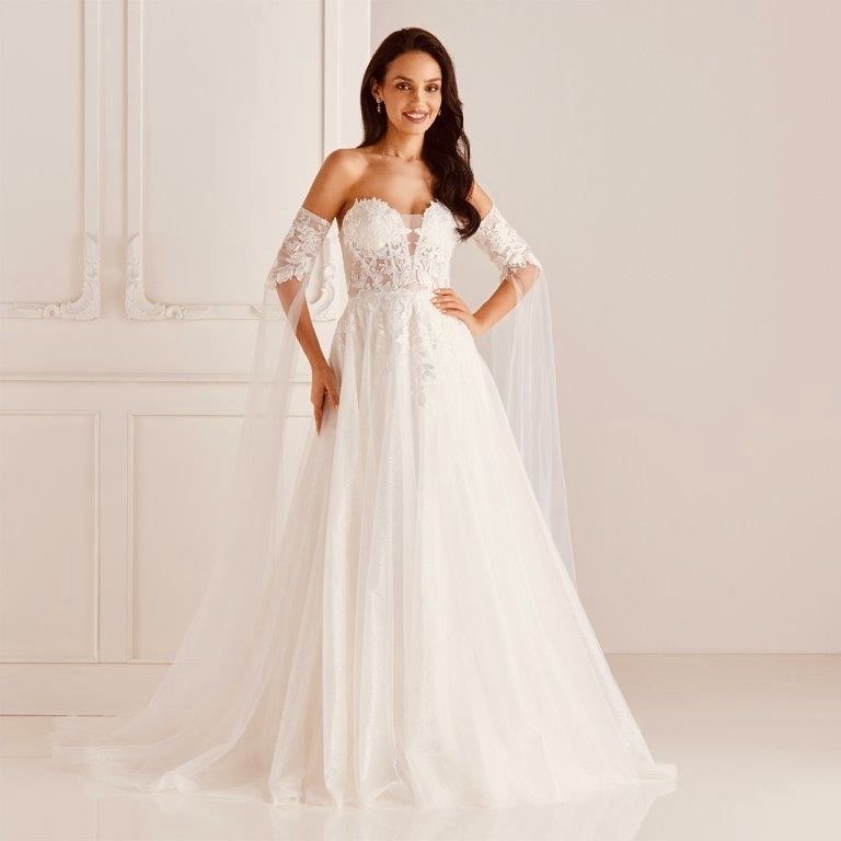 Vestiti: Brautkleid Spitze Tüll Grösse 36 Neu – Nuovo e nell'imballaggio originale da Schlatt ZH venduto da mak_wrr6